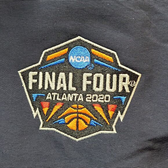 Final Four 2020 Atlanta Mens Full Zip Blue Large Cotton Jacket Coat Nylon - Picture 5 of 11